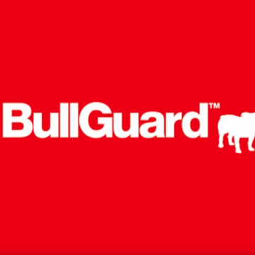 bullguard antivirus logo on red background